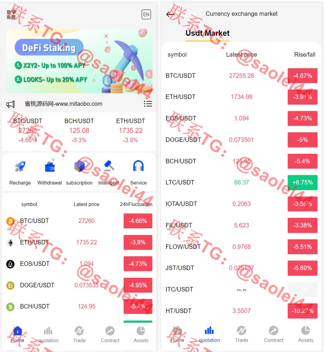 【亲测】全开源二开白色交易所/黑色UI区块链/8国语言/支持币币合约交易-heichanym.com-黑产源码